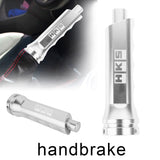 Brand New Universal 1PCS HKS Silver Aluminum Car Handle Hand Brake Sleeve Cover