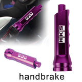Brand New Universal 1PCS HKS Purple Aluminum Car Handle Hand Brake Sleeve Cover
