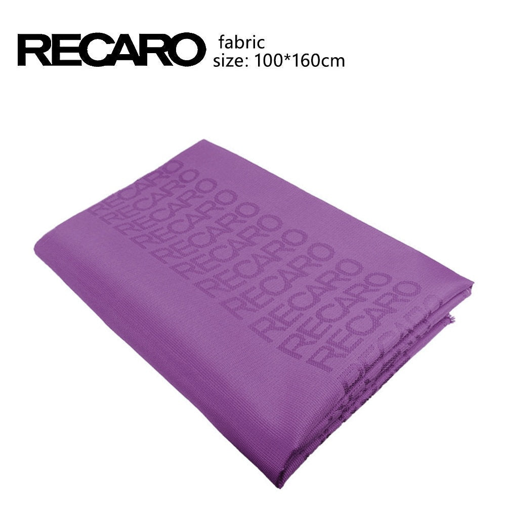 Brand New Purple Recaro Fabric Material SEAT Cover Cloth For Universal Interior