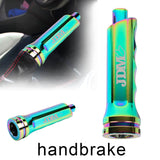 Brand New Universal 1PCS JDM Neo Chrome Aluminum Car Handle Hand Brake Sleeve Cover