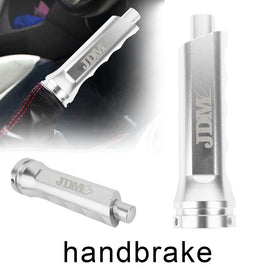 Brand New Universal 1PCS JDM Silver Aluminum Car Handle Hand Brake Sleeve Cover
