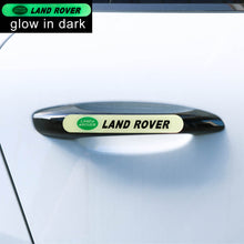 Load image into Gallery viewer, Brand New 4PCS LAND ROVER Glows in Dark Green Car Trunk Side Fenders Door Badge Scratch Guard Sticker
