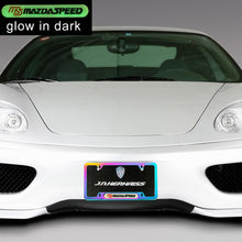 Load image into Gallery viewer, Brand New Universal 2PCS Mazdaspeed Neo Chrome Metal License Plate Frame