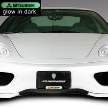 Load image into Gallery viewer, Brand New Universal 1PCS MITSUBISHI Black Metal License Plate Frame