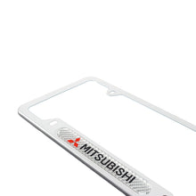 Load image into Gallery viewer, Brand New Universal 2PCS Mitsubishi Silver Metal License Plate Frame