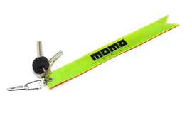 BRAND NEW JDM MOMO REFLECTIVE STRIP DOUBLE SIDED KEYCHAIN