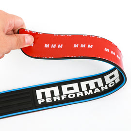 Brand New 4PCS Universal Momo Blue Rubber Car Door Scuff Sill Cover Panel Step Protector