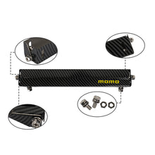 Load image into Gallery viewer, BRAND NEW 1PCS JDM Momo Carbon Fiber Look Bumper Front License Plate Holder Relocate Adjustable Bracket