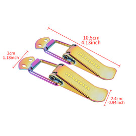 Brand New Universal Momo Neo-Chrome Car Bumper Trunk Fender Hatch Lids Quick Release Fastener 4