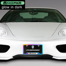 Load image into Gallery viewer, Brand New Universal 2PCS Mopar Neo Chrome Metal License Plate Frame