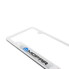 Load image into Gallery viewer, Brand New Universal 2PCS Mopar Silver Metal License Plate Frame