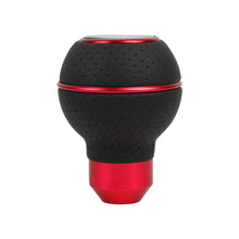 Load image into Gallery viewer, Brand New Universal Leather Mugen Red &amp; Black Ball Manual Car Gear Shift Knob MT Manual Shifter M8 M10 M12