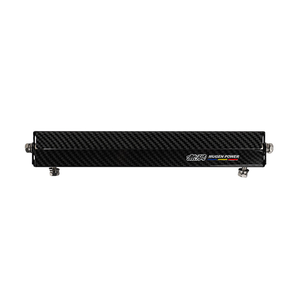 BRAND NEW 1PCS JDM Mugen Carbon Fiber Look Bumper Front License Plate Holder Relocate Adjustable Bracket