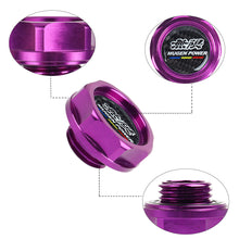 Load image into Gallery viewer, Brand New Mugen Purple Engine Oil Cap With Real Carbon Fiber Mugen Sticker Emblem For Honda / Acura