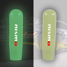 Load image into Gallery viewer, Brand New 15CM Nismo Universal Glow In the Dark Green Manual Long Stick Shift Knob M8 M10 M12 Adapter