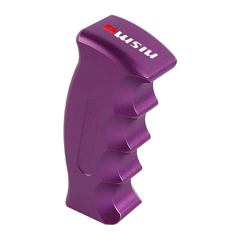 Brand New Nismo Universal Purple Aluminum Slotted Pistol Grip Handle Manual Gear Shift Knob Shifter M8 M10 M12
