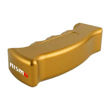Load image into Gallery viewer, Brand New Nismo Universal Gold Aluminum Slotted Pistol Grip Handle Manual Gear Shift Knob Shifter M8 M10 M12