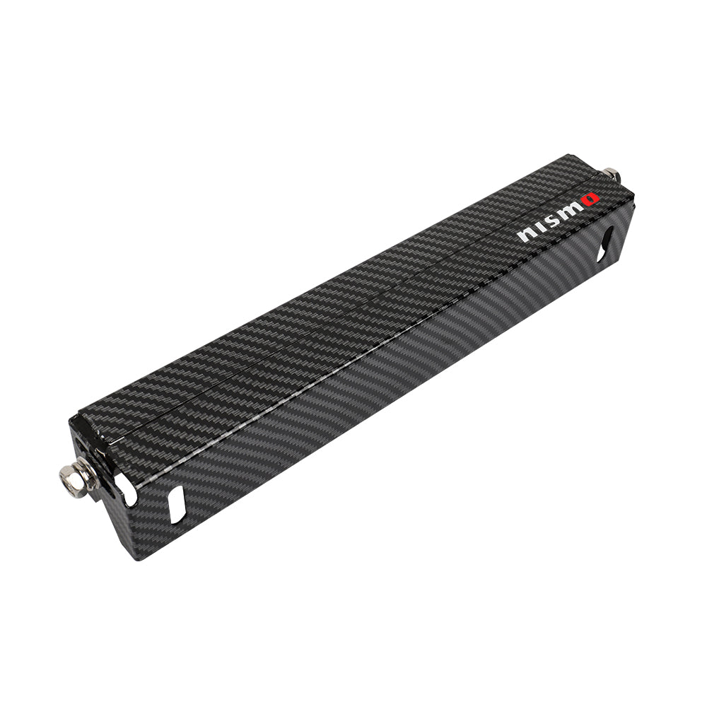 BRAND NEW 1PCS JDM Nismo Carbon Fiber Look Bumper Front License Plate Holder Relocate Adjustable Bracket