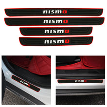 Load image into Gallery viewer, Brand New 4PCS Universal Nismo Red Rubber Car Door Scuff Sill Cover Panel Step Protector