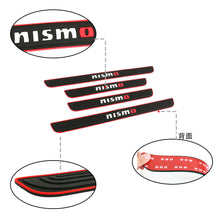Load image into Gallery viewer, Brand New 4PCS Universal Nismo Red Rubber Car Door Scuff Sill Cover Panel Step Protector
