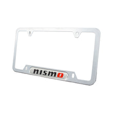 Load image into Gallery viewer, Brand New Universal 1PCS Nismo Silver Metal License Plate Frame