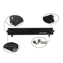 Load image into Gallery viewer, BRAND NEW 1PCS JDM Nismo Carbon Fiber Look Bumper Front License Plate Holder Relocate Adjustable Bracket