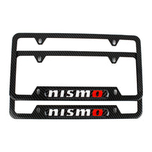 Load image into Gallery viewer, Brand New Universal 1PCS Nismo Carbon Fiber Look Metal License Plate Frame