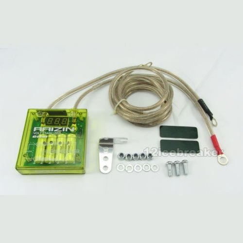 Brand New RAIZIN Yellow Fuel Saver JDM Universal Voltage Stabilizer Connects to Battery