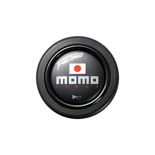 Load image into Gallery viewer, Brand New Universal Momo Car Horn Button Black Steering Wheel Center Cap W/Packaging