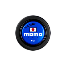 Load image into Gallery viewer, Brand New Universal Momo Car Horn Button Black Steering Wheel Center Cap W/Packaging