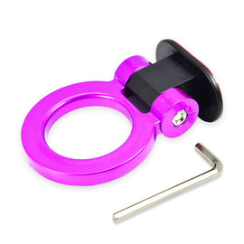 Brand New Universal Sports Purple JDM Track Racing Style Tow Hook Ring For All Car Truck SUV