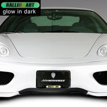 Load image into Gallery viewer, Brand New Universal 2PCS RALLIART Black Metal License Plate Frame