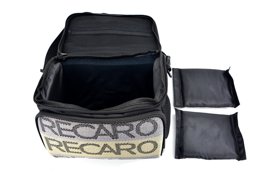 BRAND NEW RECARO STYLE FABRIC JDM CAMERA CARRYING BAG CASE FOR DSLR CAMERA