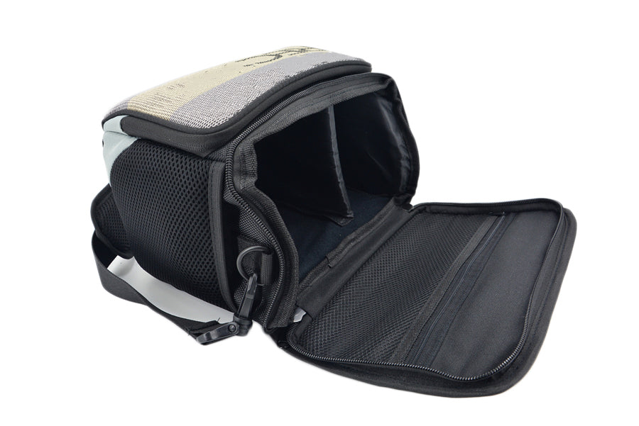 BRAND NEW RECARO STYLE FABRIC JDM CAMERA CARRYING BAG CASE FOR DSLR CAMERA