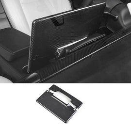 BRAND NEW 2020-2023 TESLA MODEL Y / 2017-2023 MODEL 3 REAL CARBON FIBER NAVIGATION GPS SCREEN FRAME 2PCS