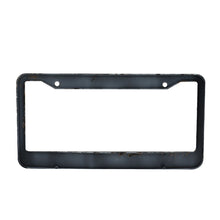 Load image into Gallery viewer, Brand New Universal 2PCS Sakura JDM Wave Black Aluminum License Plate Frame