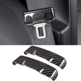 BRAND NEW 2020-2023 Tesla Model Y & 2017-2023 Tesla Model 3 Real Carbon Fiber Seat Belt Buckle Cover Trim