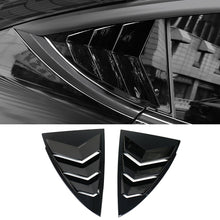 Load image into Gallery viewer, Brand New 2020-2024 Tesla Model Y Glossy Black Rear Side Window Louver Cover Vent Visor