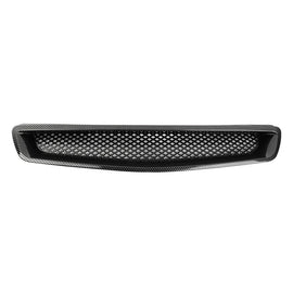 Brand New 1996-1998 Honda Civic EJ/EK Jdm Type R Carbon Fiber Style Mesh ABS Front Hood Grille Grill