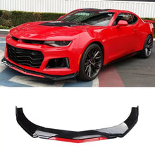Load image into Gallery viewer, Brand New 5PCS UNIVERSAL GLOSSY BLACK / RED FRONT BUMPER LIP SPLITTER KIT