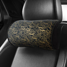 Load image into Gallery viewer, BRAND NEW 1PCS JDM SAKURA Black Cloud Fabric Soft Cotton Car Neck Rest Pillow Headrest