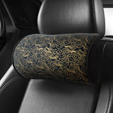 BRAND NEW 1PCS JDM SAKURA Black Cloud Fabric Soft Cotton Car Neck Rest Pillow Headrest