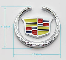 Load image into Gallery viewer, BRAND NEW 2PCS Cadillac Fender BADGE Marker Door Badge Emblem Car Decoration Sport V