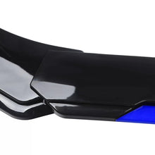 Load image into Gallery viewer, Brand New 5PCS UNIVERSAL GLOSSY BLACK / BLUE FRONT BUMPER LIP SPLITTER KIT
