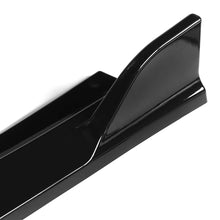 Load image into Gallery viewer, BRAND NEW 2022-2024 Honda Civic 4DR SEDAN LX EX Si JDM 3PCS GLOSSY BLACK FRONT BUMPER LIP SPLITTER KIT