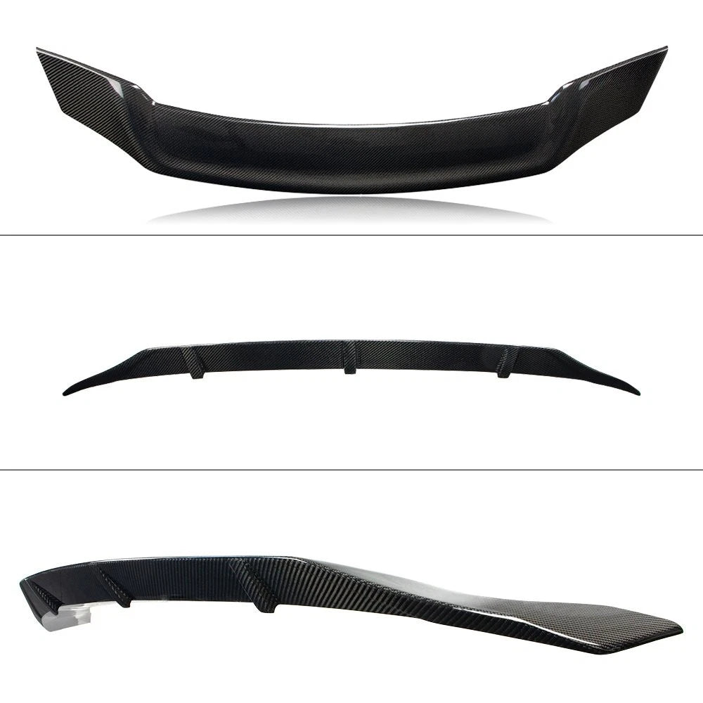 Brand New 2023-2026 HONDA ACCORD R STYLE REAL CARBON FIBER HIGHKICK DUCKBILL TRUNK SPOILER