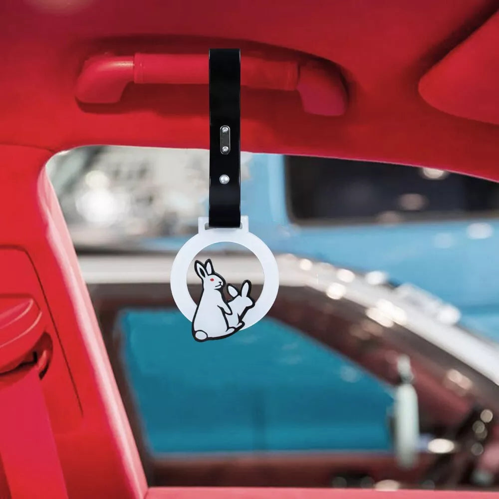 Brand New Rabbit Bunny JDM TSURIKAWA Ring Subway Train Bus Handle Strap Charm Drift