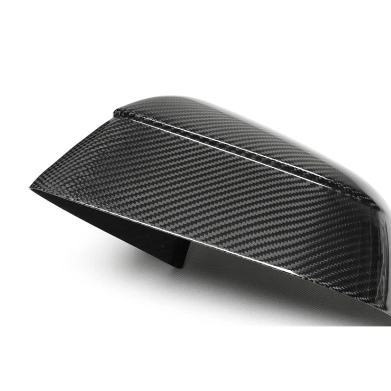 Brand New 2025-2026 Tesla Model Y Real Carbon Fiber Car Side Mirror Add On Cover Caps