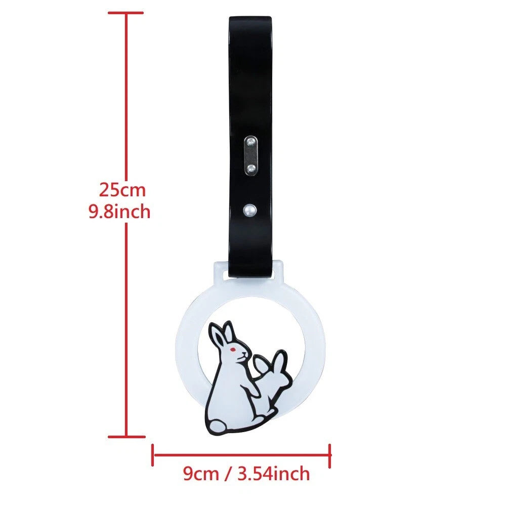Brand New Rabbit Bunny JDM TSURIKAWA Ring Subway Train Bus Handle Strap Charm Drift