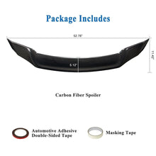 Load image into Gallery viewer, Brand New 2023-2026 HONDA ACCORD R STYLE REAL CARBON FIBER HIGHKICK DUCKBILL TRUNK SPOILER
